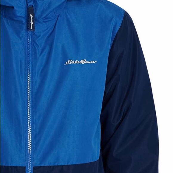 Eddie Bauer Boy's Jacket Blue Size Small 7/8 NWT - Picture 3 of 6